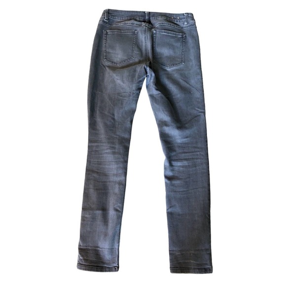 CABI Women's 6 Slim Boyfriend Jeans Low Rise #3191 Gray Blue Dark Wash - Picture 2 of 10